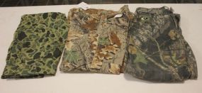 3 Camo Pants 34"w., 32"L., Medium, Large, Large