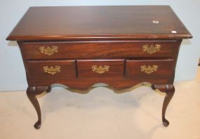 Queen Anne Style Low Chest 43"w., 20"d., 32"h.