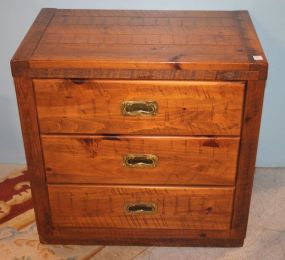 Three Drawer Pine Chest 30"w., 18"d., 30"h.