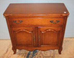 French Provincial Server Matches lot #390, 425, 426, and 427; 36"w., 16"d., 33"h.