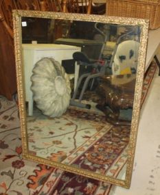 Vintage Gold Painted Mirror 32"w., 43"h.