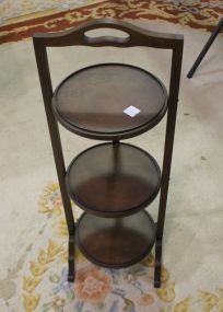 Three Tier Plate Stand 9"dia., 31"h.