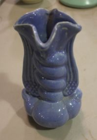Blue Niloak Vase 6"h.