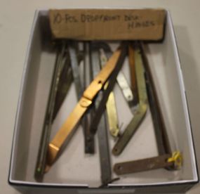 Box Lot of Hardware 10 Dropfront desk Hinges