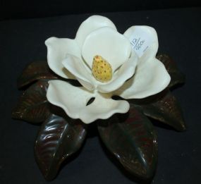 Ceramic Magnolia 8"w.