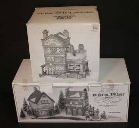 Heritage Collection Dickens Village "East Indies Trading Co." and "Town Square Carolers"