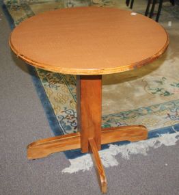 Round Side Table 29"dia., 29"h.