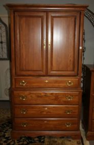 Contemporary Entertainment Center 37"w., 22"d., 75"h.