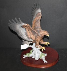 Lenox Smithsonian Institute Figurine of Eagle on stand, 11"h.