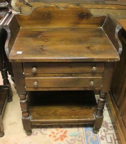 Bennington Vermont Pine Washstand 28"w., 18"d., 17"h.