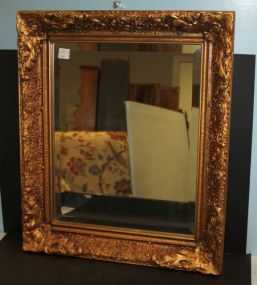 Beveled Glass Mirror 21"w., 26"h.
