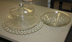 Cake Cover, Several Sandwich Trays 13"-18" dia.