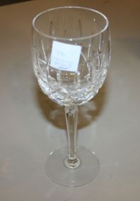 One Unsigned Gorham Glass Lady Anne pattern; 8 1/2" h.