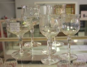 Six Various Opalescent Glasses