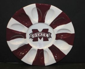 MSU Egg Plate 10 1/2" dia.