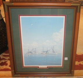 "The Sound at Rest" Limited Edition Print by Alice Thurmond 23"w., 28"h.