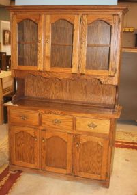 Contemporary Hutch 52"w., 17"d., 75"h.