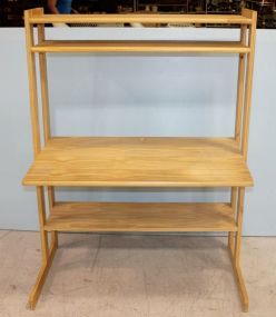 Computer Pine Desk 40"w., 12"d., 53"h.