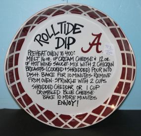 University of Alabama Dip Bowl 11"dia.