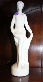 Porcelain Figurine of Lady made in Taiwan, 12"h.
