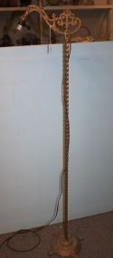 Vintage Iron Floor Lamp Floor Lamp