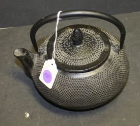Iron Teapot 6"dia.
