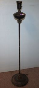 Vintage Metal Floor Lamp 50"h.