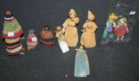 Collection of Dolls 3" - 7"h.