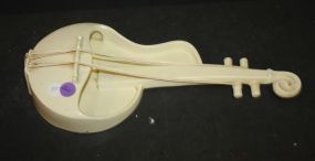 Reduing Pottery Violin 13"h.