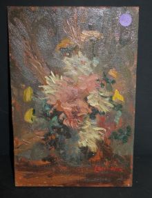 Bernard Lennon Acrylic on Masonite The Straw Flower