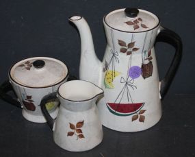Jamaica by Royal Sealy Tea Pot, Sugar and Creamer