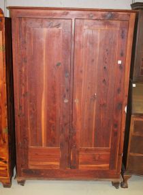1940s Cedar Wardrobe 39"w., 21"d., 65"h.