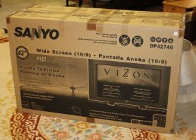 Sanyo Wide Screen Plasma Television 42"h.