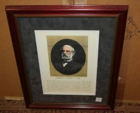 Print of Robert E. Lee 16"w., 19"h.