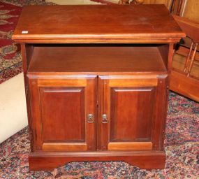 TV Stand with Swivel Top, Two Doors 30"w., 18"d., 32"h.