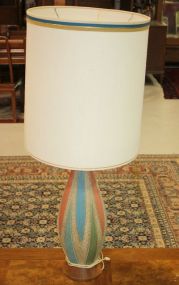 Vintage 1960s Lamp 38"h.