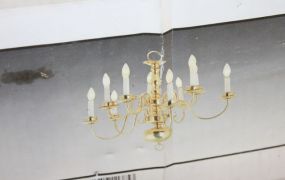 Royce Lighting 10 Light Brass Chandelier 20"h., 24"dia.
