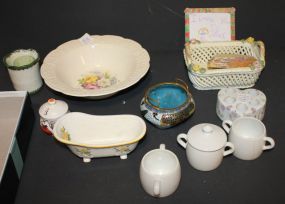 Small Cloisonn Bowl 3" dia, lipstick holder, bowl, cups