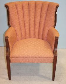 1950's Channel Back Chair 26"w, 17"d, 34"h