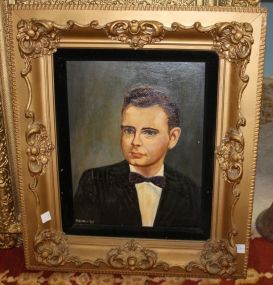 Oil Painting of Gentleman 23"w, 27"h