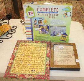 Scrapbook Kit Grandma Painting and Print Scrapbook Kit Grandma Painting 12"w., 15"h., and Print 8"w., 9"h.