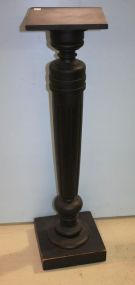 Square Plant Stand center is cracked, 10"sq., 42"h.