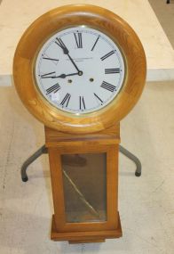 Churchill Clockworks Regulator Clock 17" w., 42" h.
