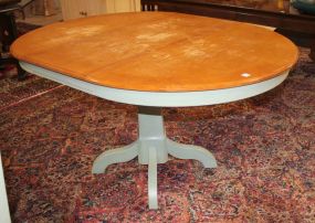 Painted Green Breakfast Table 59" w., 42" d., 31" h.