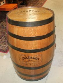 Oak Original Jack Daniels Whiskey Barrel 2012 Holiday Select; 23" dia., 35" h.