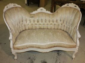 Painted Victorian Sofa 50"w., 34"h.