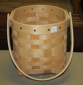 Contemporary Basket Basket, 11"dia., 11"h.