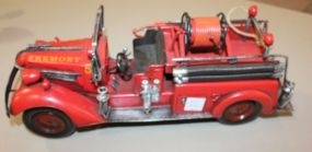 Atlantic Imports Fire Truck 16"w., 6"h.