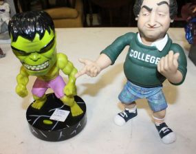 Marvel Toy The Incredible Hulk, 2003 College Figure Marvel Toy The Incredible Hulk 7"h., 2003 College Figure 8"h.
