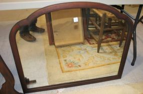 Mahogany Mirror 34"w., 29"h.